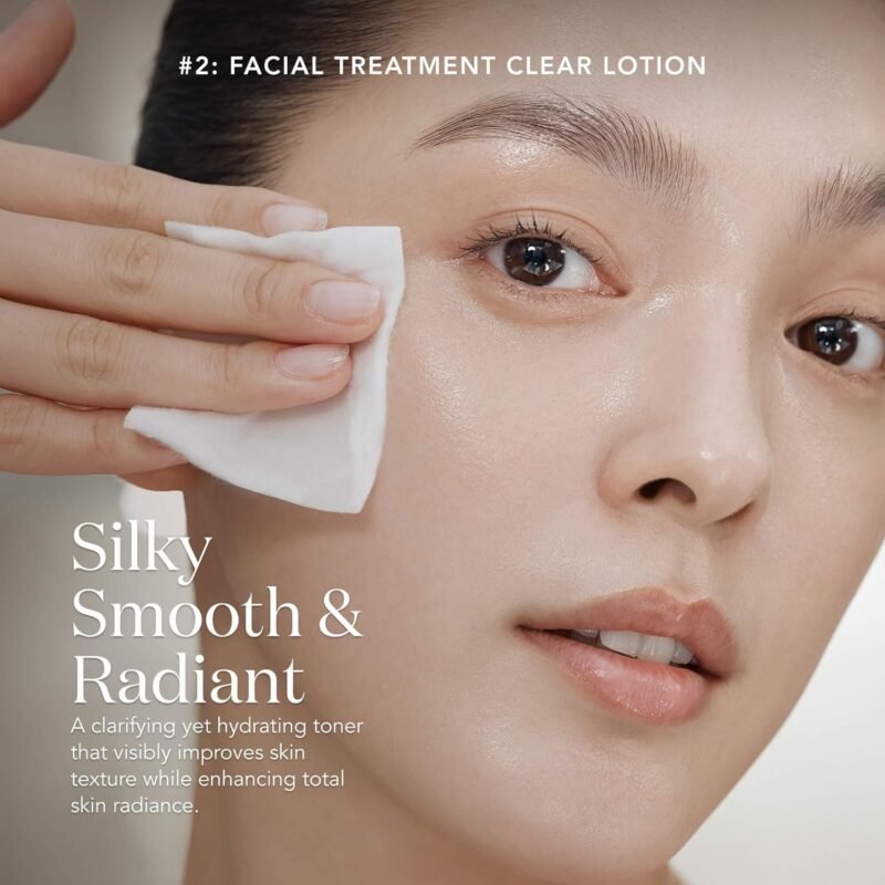 SK-II Best Sellers Skincare Gift Set - Anti Aging Skincare Set Includes Full Size Facial Essence, Travel Size Cleanser, Toner & Face Cream & 2 Sheet Masks (6 Count) - Image 2
