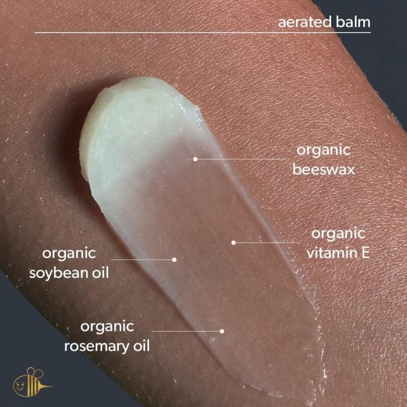 Waxelene Original Aerated Balm Large Jar, Organic Multipurpose Ointment the Petroleum Jelly Alternative Eczema Dry Sensitive Skin Face Moisturizer - Image 5