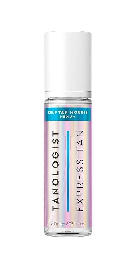 Tanologist Express Medium Self Tan Mousse, 6.76 fl.oz/ 200 ml Bottle