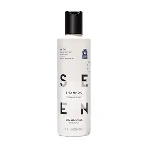 SEEN Shampoo, Fragrance Free - Non-Comedogenic & Sulfate-Free Hair Shampoo- Dermatologist-Developed - Safe for Sensitive, Eczema & Acne Prone Skin
