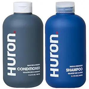 Huron Hair Duo | Nourishing Shampoo & Conditioner Set for Men | Cleanse, Strengthen