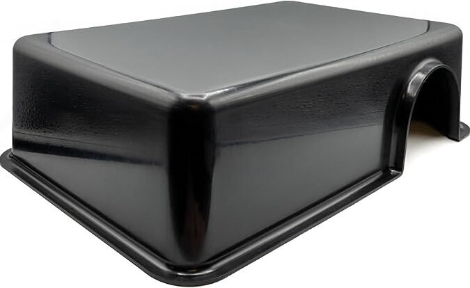 Pangea Reptile Hide Box (F - X-Large 20"x14"x6.5") - Fits Most Cages 2'x4' and up, Usable as Snake Tank Accessories, Good for Ball Python, Boas, Kingsnake