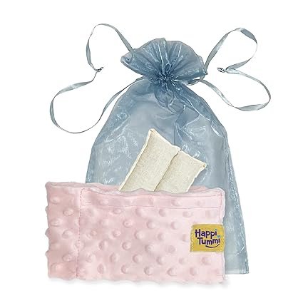 Colic and Gas Relief for Babies and Infants- Heated Belly Wrap for Newborns - Aromatherapy Wrap for Upset Tummy and Constipation